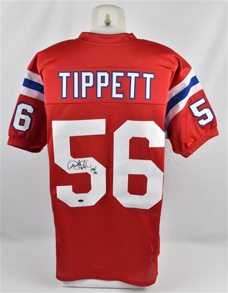Andre Tippett New England Patriots Autographed Jersey