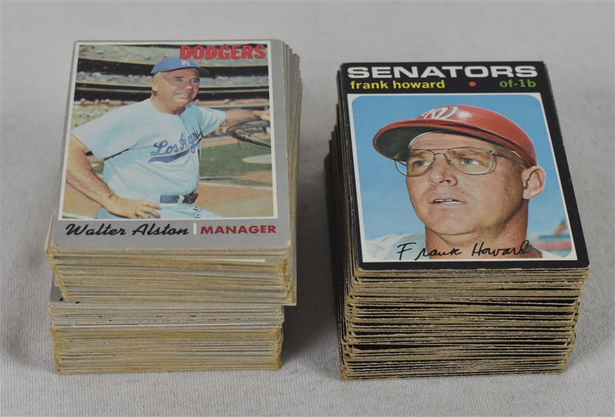Collection of 1970 & 1971 Topps Baseball Cards 