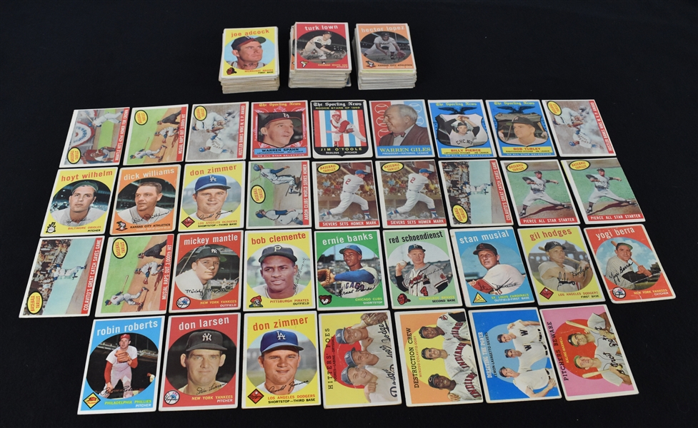 Collection of 1959 Topps Baseball Cards