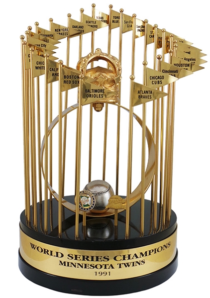 Minnesota Twins 1991 World Series Championship Trophy