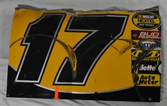 Matt Kenseth 2005 Race Used Car Door w/Tire Tracks