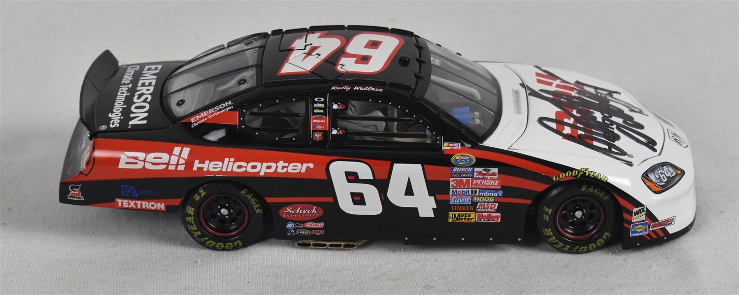 Rusty Wallace Autographed Die Cast Car 