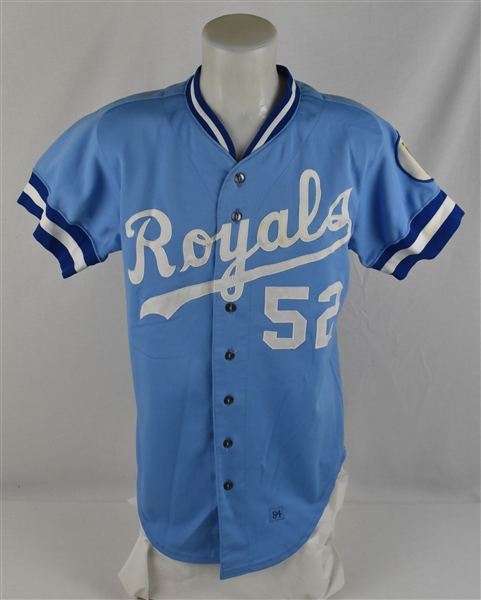 Guy Hansen 1984 Kansas City Royals #52 Game Used Jersey