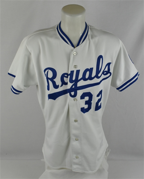 Bill Pecota (Garcia) 1989 Kansas City Royals #32 Game Used Jersey