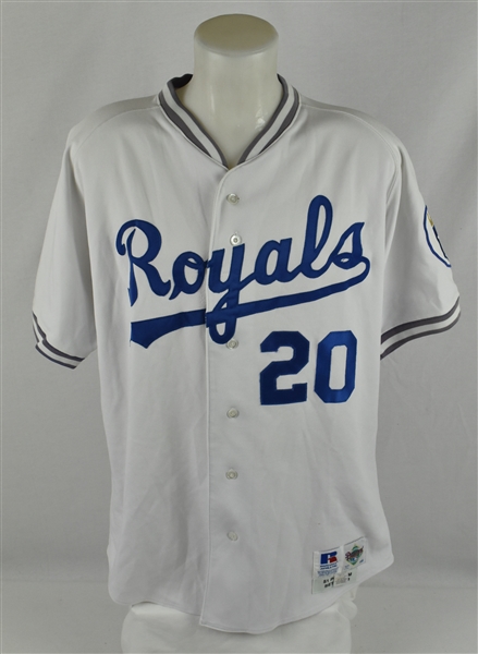 Pullian #20 Kansas City Royals 1992 Game Used Jersey