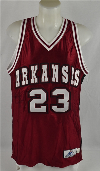 Reggie Garrett 1994-95 Arkansas Razorbacks #23 Game Used Jersey w/Dave Miedema LOA
