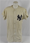 Len Boehmer/Frank Baker 1969-70 New York Yankees Game Used Flannel Jersey w/Dave Miedema LOA