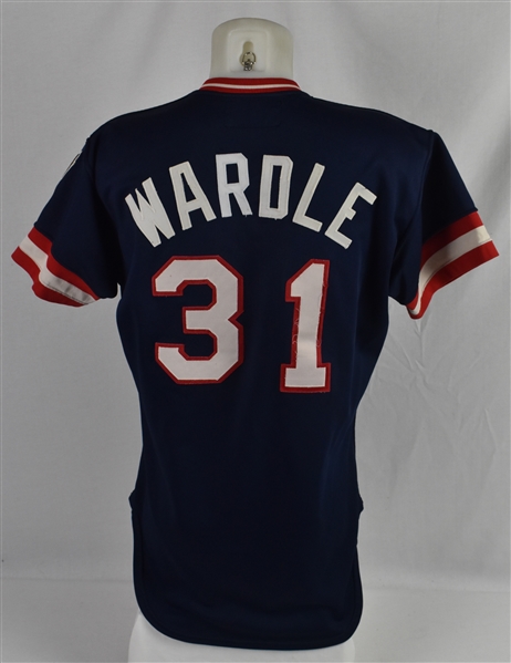 Curt Wardle 1985 Cleveland Indians Game Used Jersey