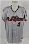 Byron Buxton 2014 Game Used & Autographed Fort Myers Miracle ML Road Gray Jersey w/Team LOA