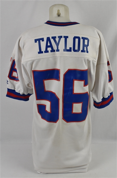 Lawrence Taylor 1985 New York Giants Game Used Jersey w/Team Repairs MEARS A10