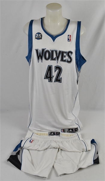 Kevin Love 2014 Minnesota Timberwolves Game Used & Photomatched Jersey *Last Game Ever Played w/Wolves*