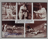 Joe DiMaggio Autographed Limited Edition 12x16 Display