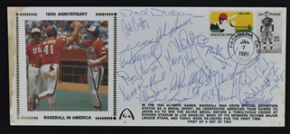 1984 Olympic Baseball Team Autographed Gateway Cachet