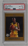 Kevin Durant 2007 Topps Gold Rookie Card #112 PSA 8.5 NM-MT+