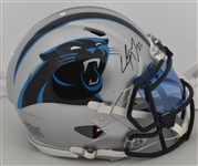 Christian McCaffrey Autographed Full Size Authentic Carolina Panthers Helmet w/Visor & CMC Stickers