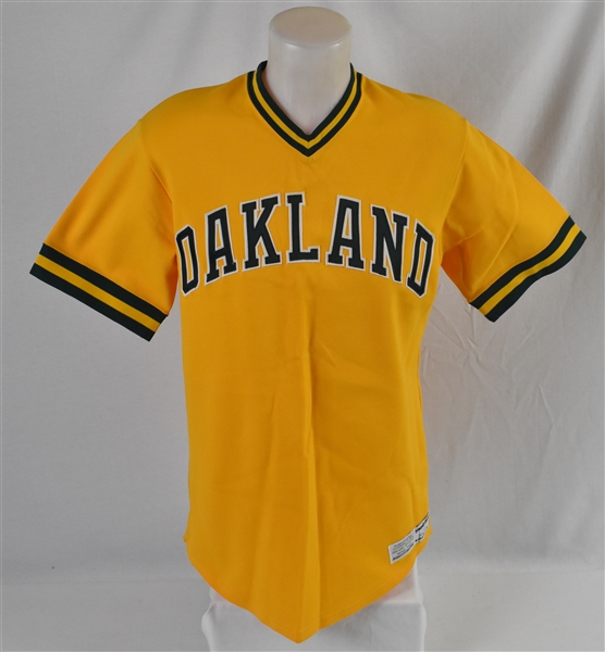 Tony Phillips 1986 Oakland As Game Used Jersey w/Dave Miedema LOA