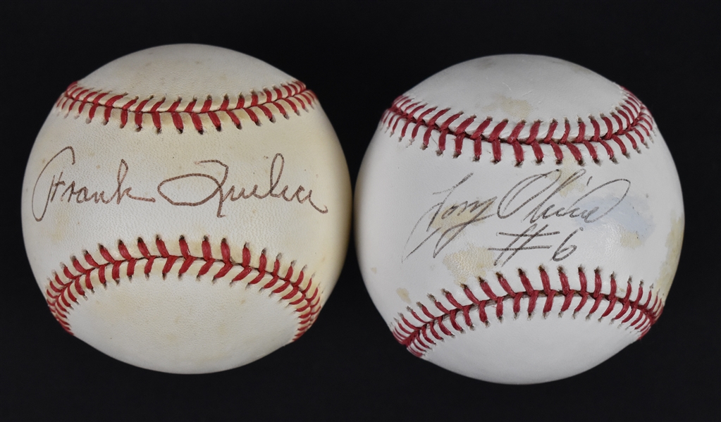 Tony Oliva & Frank Quilici Autographed Baseballs