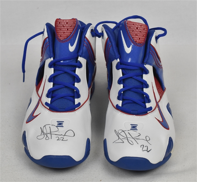 Tayshaun Prince 2005-06 Detroit Pistons Game Used & Autographed Shoes