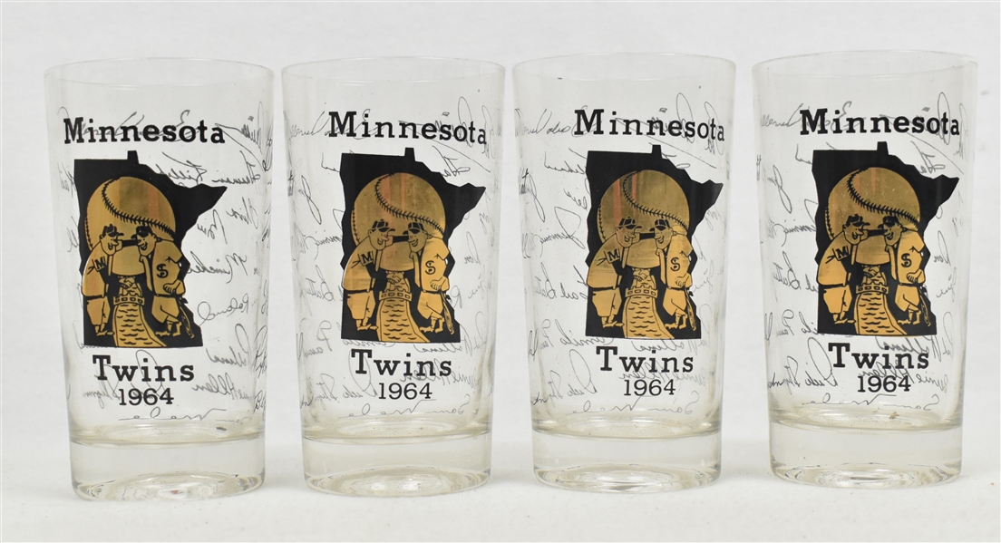 Minnesota Twins 1964 Glass Set