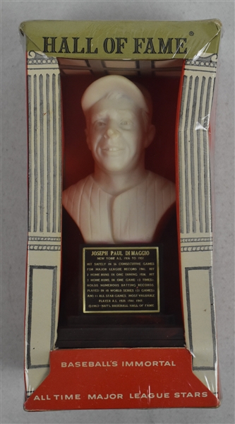 Joe DiMaggio 1963 HOF Baseball Bust