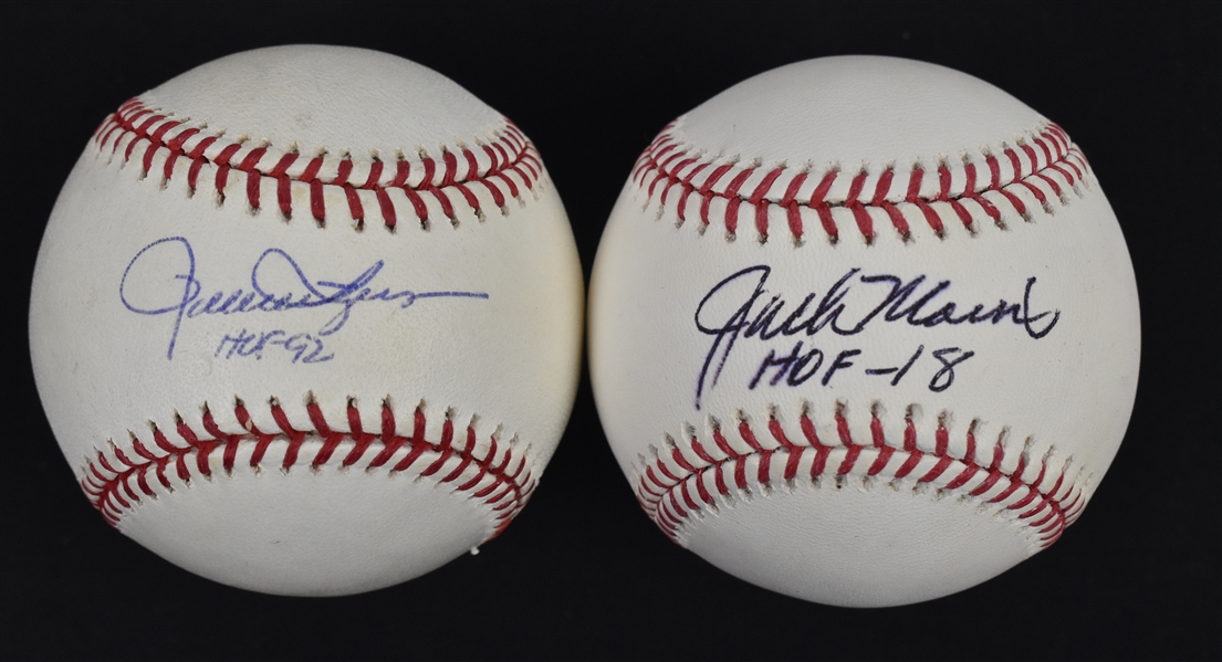 Jack Morris & Rollie Fingers Autographed Baseballs