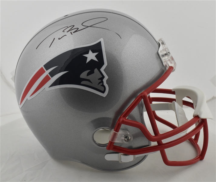 Tom Brady Autographed New England Patriots Full Size Helmet