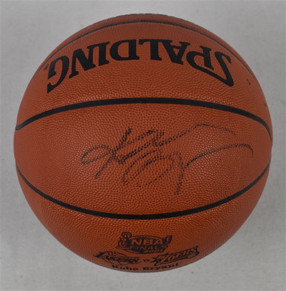 Kobe Bryant 2000 NBA Finals Autographed Game Basketball PSA/DNA & Beckett