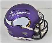 Chuck Foreman Autographed Minnesota Vikings Mini Helmet