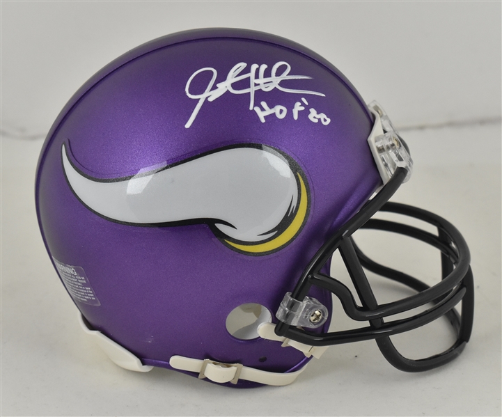 Steve Hutchinson Autographed Minnesota Vikings Mini Helmet
