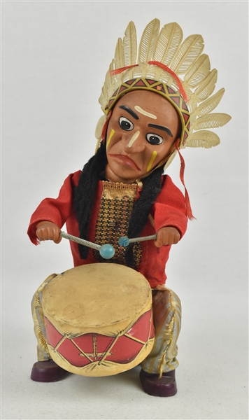 Indian Drummer Battery Operated Toy Doll