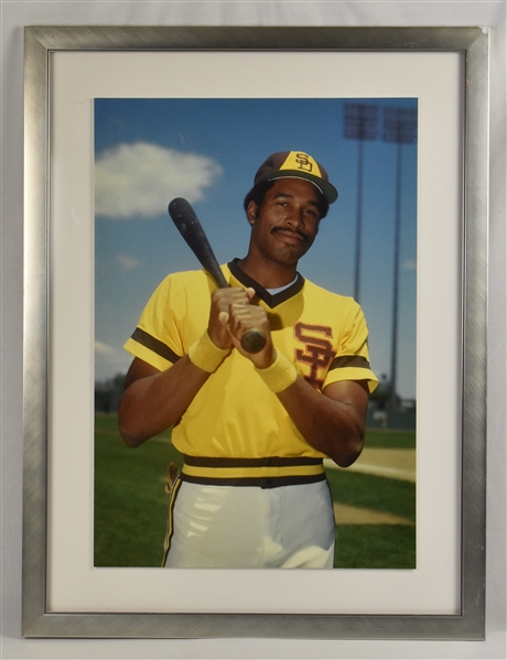 Dave Winfield San Diego Padres Framed Photo