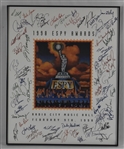 ESPY Awards 1998 Framed Poster w/64 Signatures Including Tiger Woods & Peyton Manning