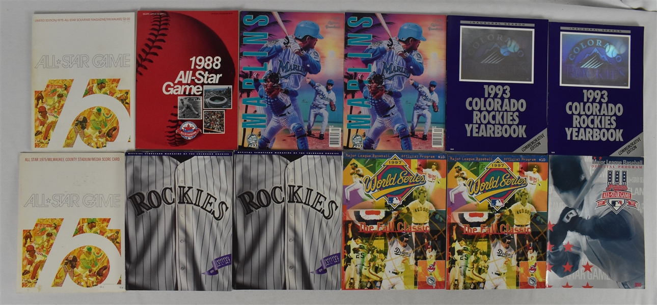 Collection of All-Star Game Programs