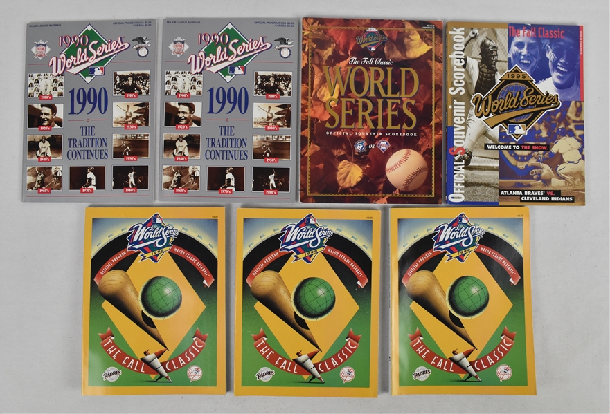 Collection of World Series Programs