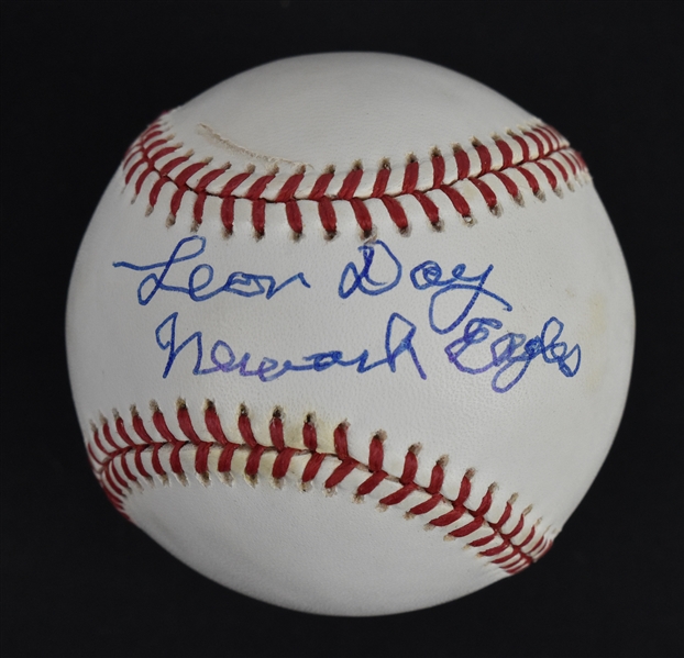 Leon Day & Monte Irvin Autographed Baseballs