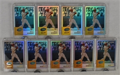 Mike Schmidt Lot of 9 E-Topps 2002 Baseball Cards