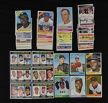 Collection of 1966 Topps Baseball Cards w/Hank Aaron Sandy Koufax & Pete Rose