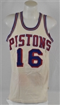 Bob Lanier 1970-71 Detroit Pistons Rookie Game Used Jersey MEARS A10