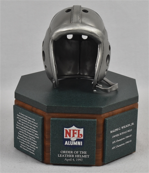 Ralph Wilson 1997 NFL Alumni Order of the Leather Helmet Award