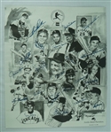 MLB 1996 Autographed 20x24 Poster
