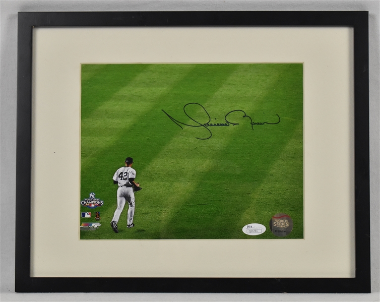 Mariano Rivera Autographed 8x10 World Series Framed Photo