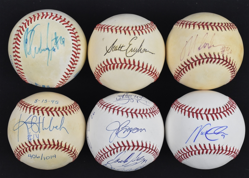 Minnesota Twins Lot of 6 Autographed Baseballs w/Kent Hrbek