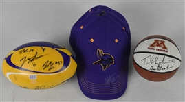 Lot of 3 Autographed Minnesota Themed Items w/Tubby Smith