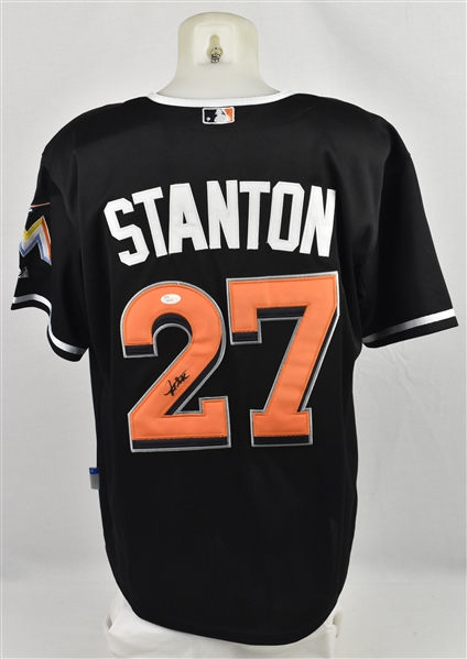 Giancarlo Stanton Autographed Jersey