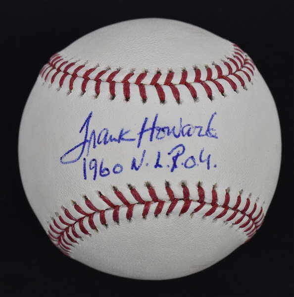 Frank Howard Autographed & Inscribed Baseball