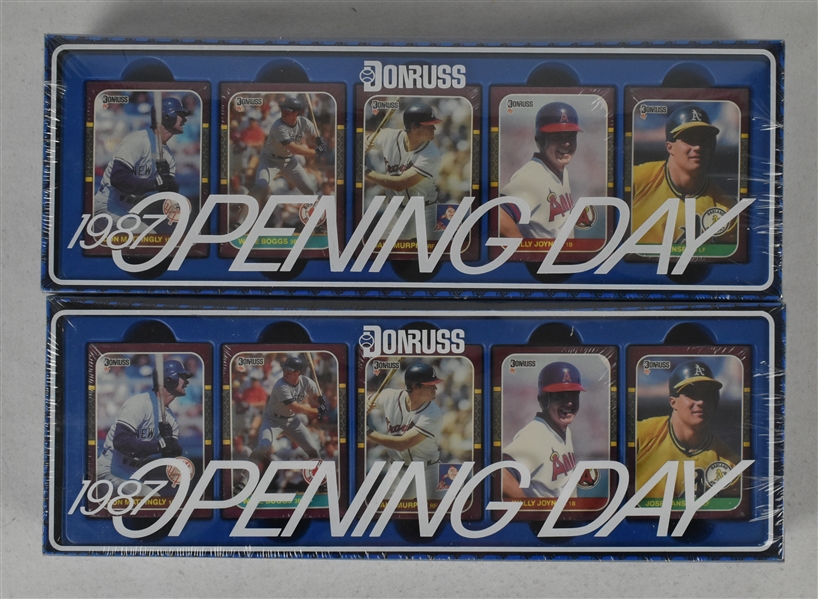 Lot of 2 Unopened 1987 Donruss Opening Day Sets