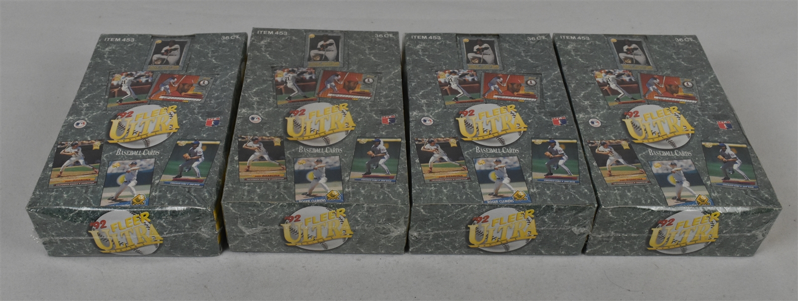 Lot of 4 Unopened 1992 Fleer Ultra Baseball Boxes