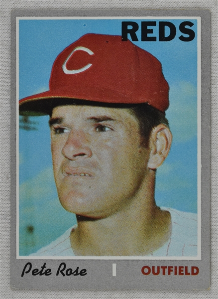 Pete Rose 1970 Topps Card #580