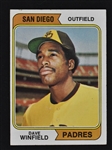 Dave Winfield 1974 Topps Rookie Card #456