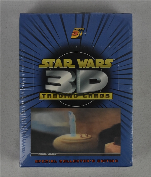 Star Wars 3D 1996 Collectors Edition Unopened Box of Trading Cards